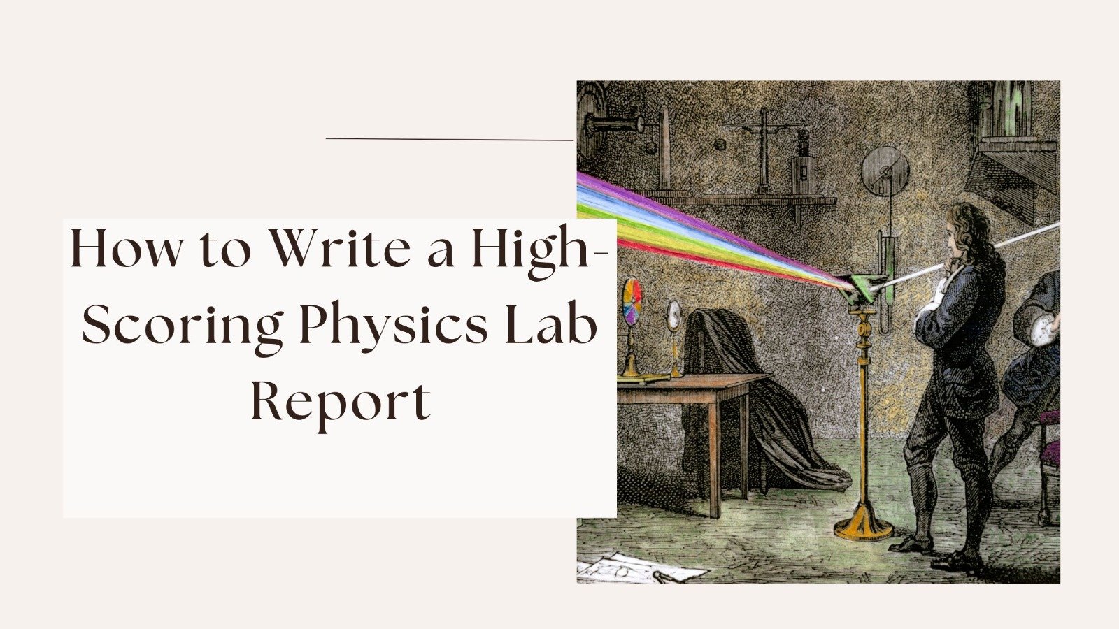 How to Write a High-Scoring Physics Lab Report